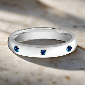 ALEX Tungsten Carbide men's wedding band, image 4