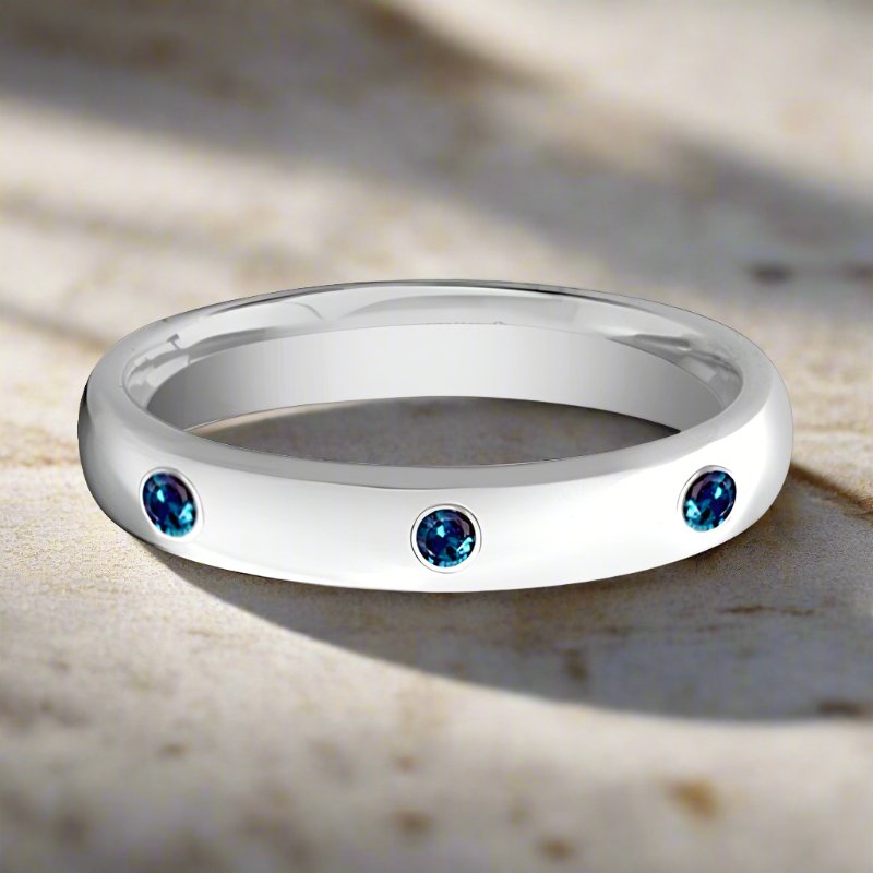 ALEX Tungsten Carbide men's wedding band, image 4