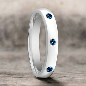 ALEX Tungsten Carbide men's wedding band, image 3