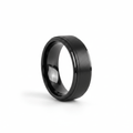 ALLIANCE — hero shot — men's tungsten carbide wedding ring | Aydins Jewelry