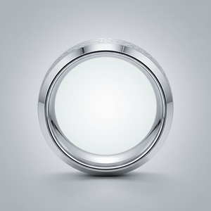 AMIS — alternate angle — men's tungsten carbide wedding ring | Aydins Jewelry