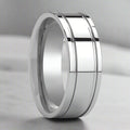 ANCHORAGE Tungsten Carbide men's wedding band, image 1