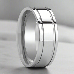 ANCHORAGE Tungsten Carbide men's wedding band, image 1