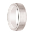 ANTARES White Ceramic men's wedding band, image 1