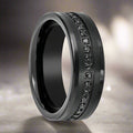 APODIS — hero shot — men's tungsten carbide wedding ring | Aydins Jewelry