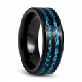 ASHEN — Hero product shot — men's tungsten wedding ring.