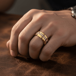 AUREON — lifestyle on hand — men's tungsten carbide wedding ring | Aydins Jewelry