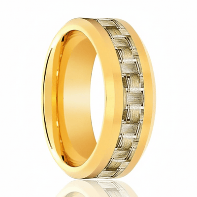 AUREON — hero shot — men's tungsten carbide wedding ring | Aydins Jewelry