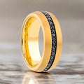 AURYN Tungsten Carbide men's wedding band, image 1