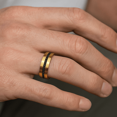 AURYN Tungsten Carbide men's wedding band, image 2