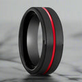 BATMOBILE — hero shot — men's tungsten carbide wedding ring | Aydins Jewelry
