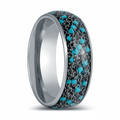 BEADWIRE — Hero product shot — men's tungsten wedding ring.