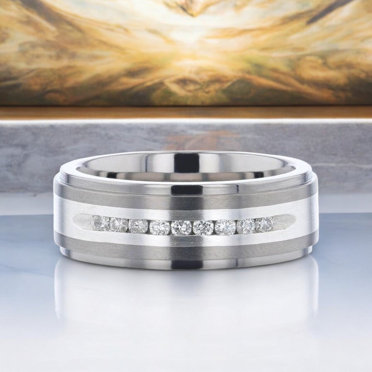 BOND Titanium men's wedding band, image 5
