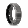 BOUNCER — hero shot — men's tungsten carbide wedding ring | Aydins Jewelry
