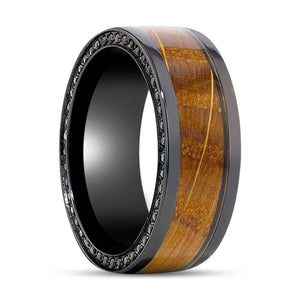 BOURBON Tungsten Carbide men's wedding band, image 5
