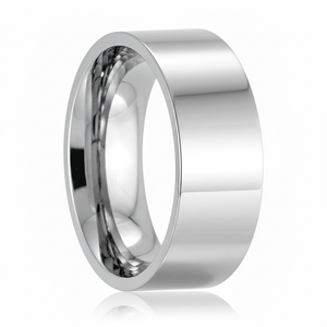 BRAWLER - Hero product shot - men's tungsten wedding ring.