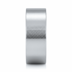 BRAWLER - Front-facing straight-on view - men's tungsten wedding ring.