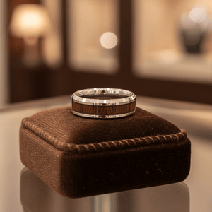 BRUTUS — display shot — men's tungsten carbide wedding ring | Aydins Jewelry