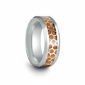BUZZARD — Hero product shot — men's tungsten wedding ring.
