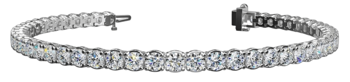 Classic Four Prong Tennis Bracelet 925 silver lab grown diamond bracelet authentic supplier primary photograph