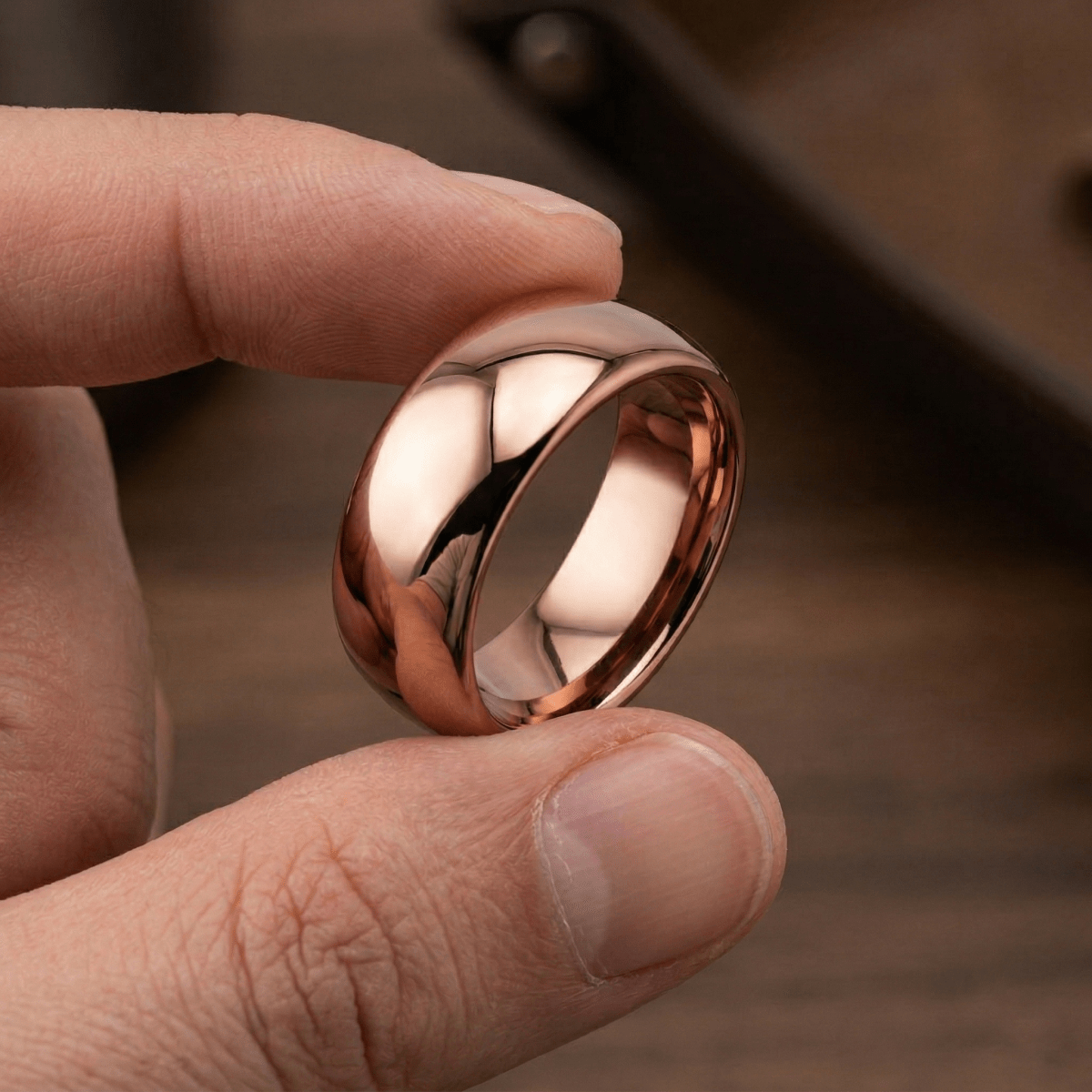 COFFEE | Tungsten Wedding Ring 8mm | Aydins – Aydins Jewelry