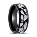 CONTELIS — Hero product shot — men's tungsten wedding ring.