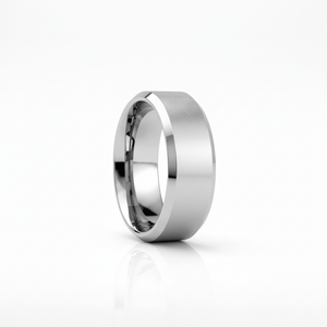 COOPER — Hero product shot — men's tungsten wedding ring.