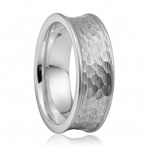 DECIUS — Hero product shot — men's tungsten wedding ring.