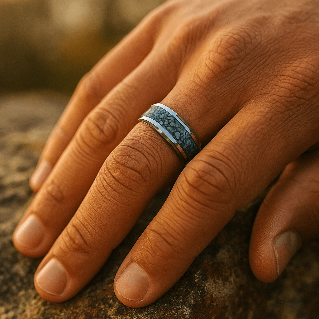 DEVONIAN Tungsten Carbide men's wedding band, image 2