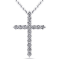 Diamond Cross Pendant With Chain 925 silver lab grown diamond pendant authentic supplier primary photograph