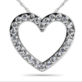 Diamond Heart Pendant With Chain 925 silver lab grown diamond pendant authentic supplier primary photograph