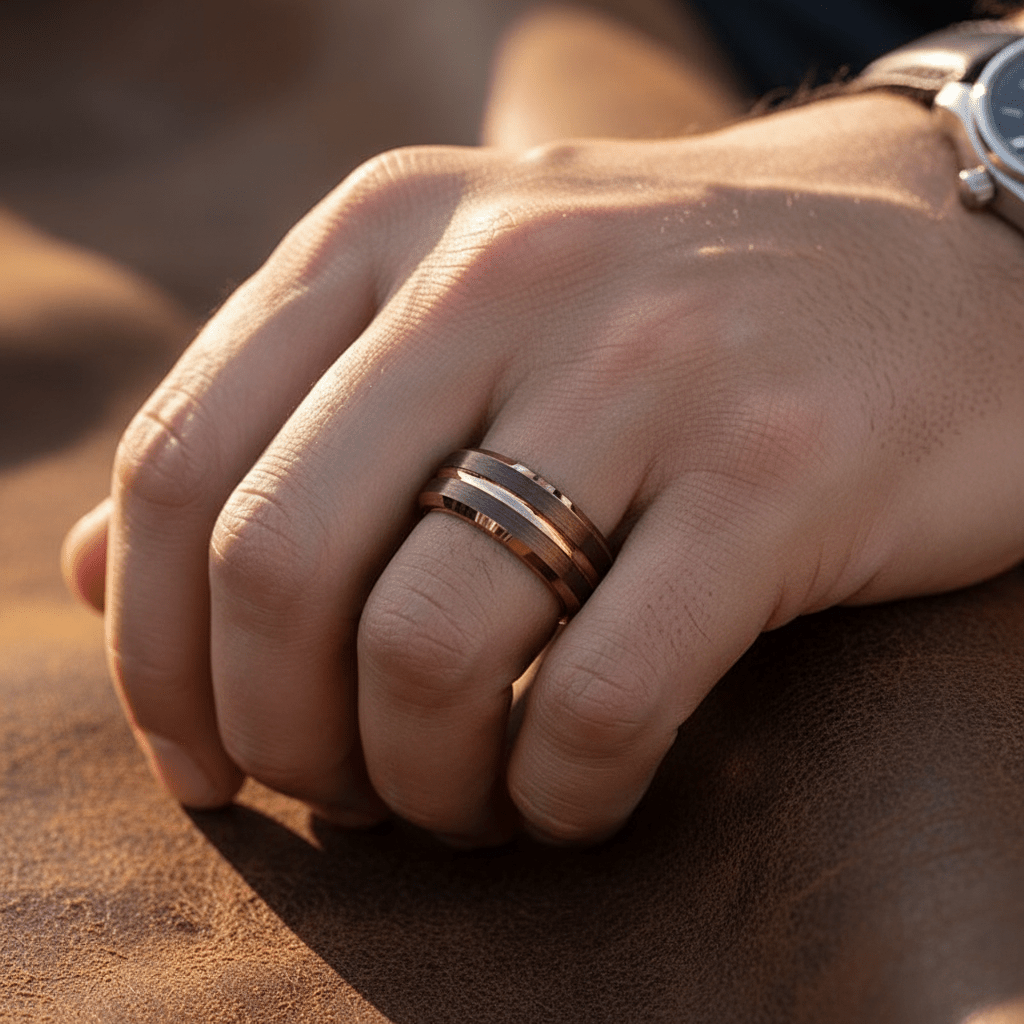 DONIDOS — lifestyle on hand — men's tungsten carbide wedding ring | Aydins Jewelry
