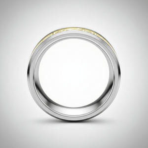DRAKEN — alternate angle — men's tungsten carbide wedding ring | Aydins Jewelry
