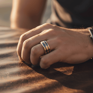 DUNCE — lifestyle on hand — men's tungsten carbide wedding ring | Aydins Jewelry