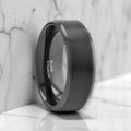 ELYSIAN — hero shot — men's titanium wedding ring | Aydins Jewelry