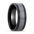 ENDAST Black Ceramic men's wedding band, image 1