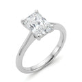 2 carat radiant lab grown diamond engagement ring - hero beauty