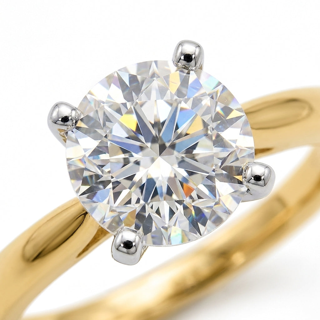 RM12609C-LD Round solitaire engagement ring macro-sparkle