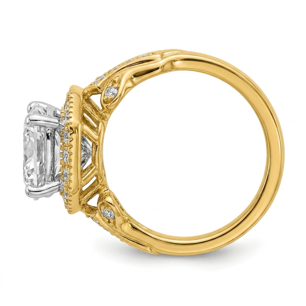 RM12980-350-LD Round solitaire engagement ring side-profile