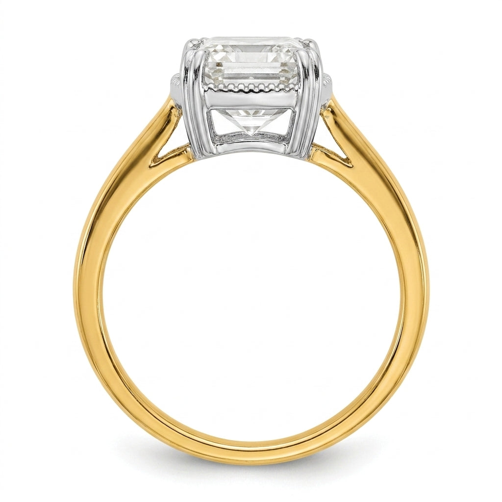 RM12981-250-LD Round solitaire engagement ring side-profile