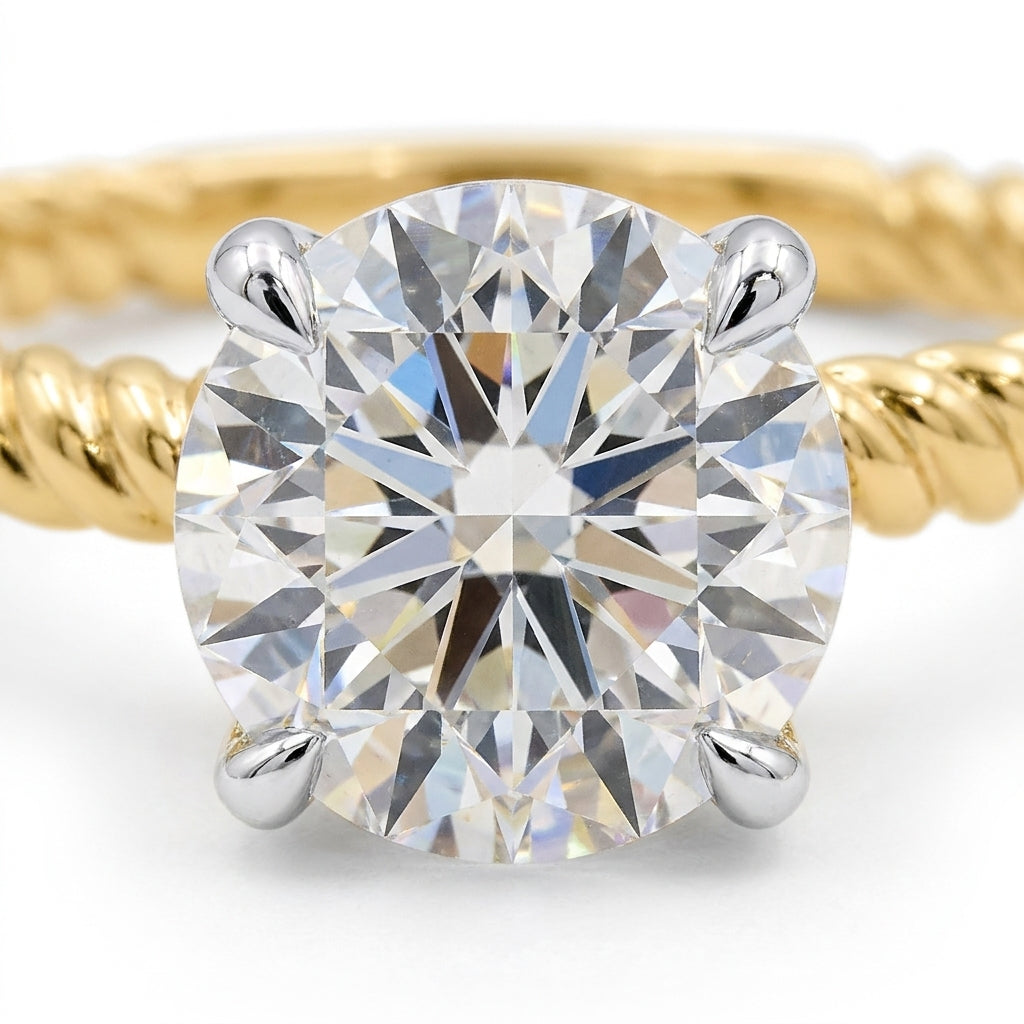 RM12985-300-LD Round solitaire engagement ring macro-sparkle