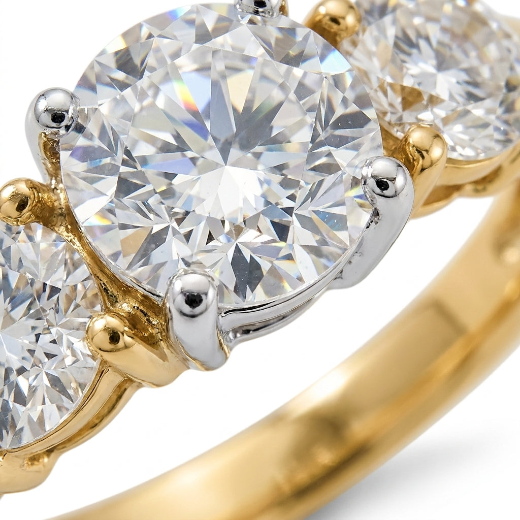 RM4229-100-0LD Round solitaire engagement ring macro-sparkle