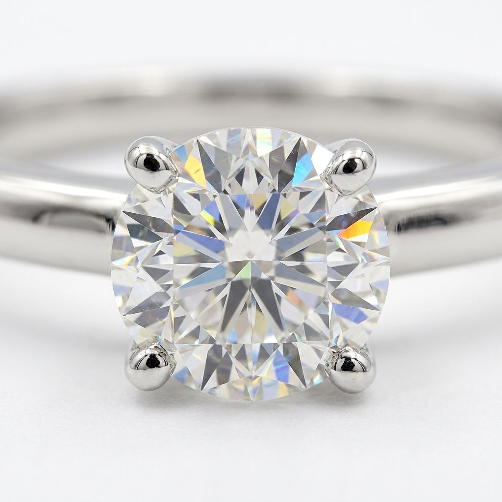 SOL-075R-0WLD Round solitaire engagement ring macro-sparkle