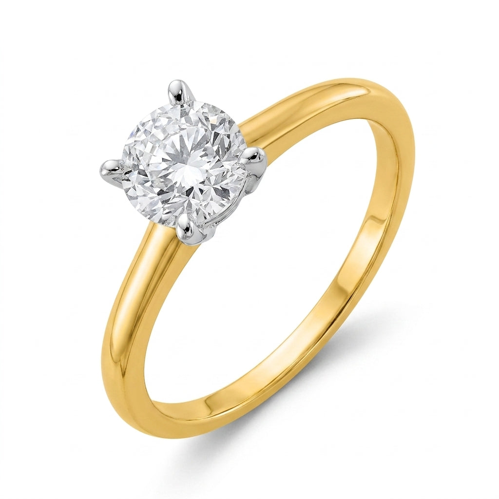 SOL-100R-0LD Round solitaire engagement ring hero-beauty