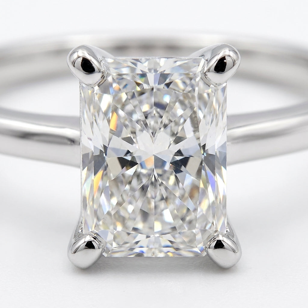 SOL-175RA-0WLD Radiant solitaire engagement ring macro-sparkle