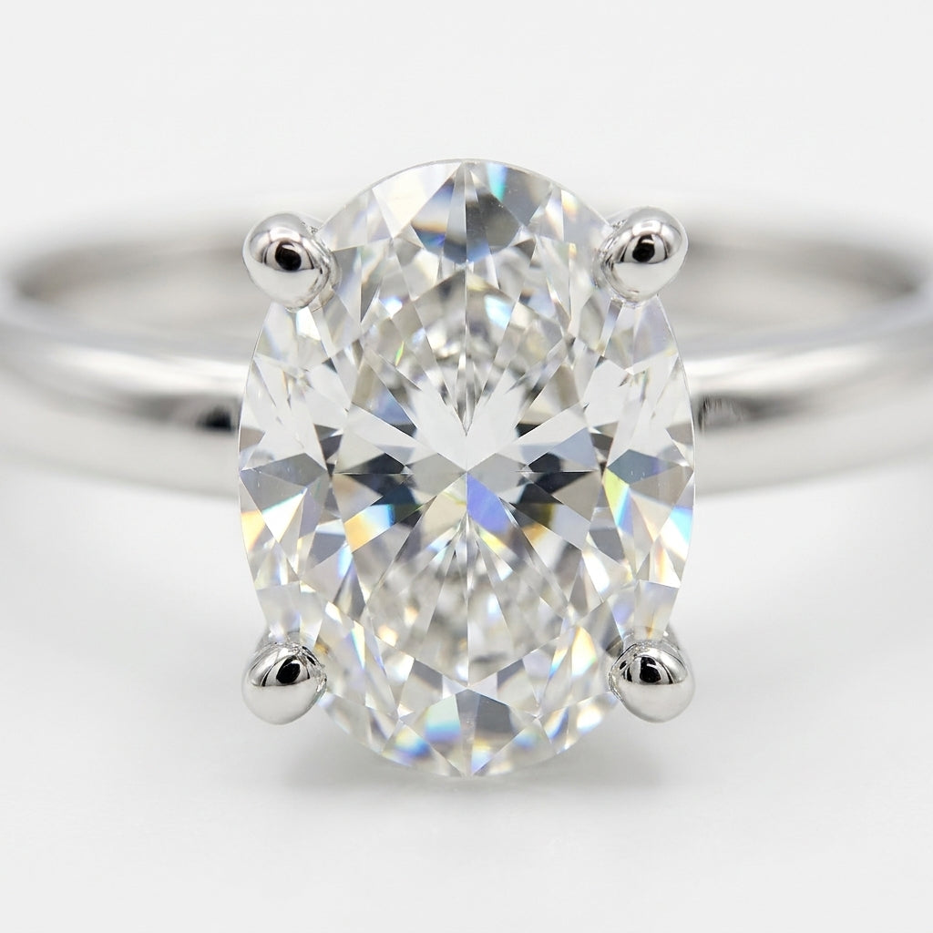 SOL-200O-0WLD Oval solitaire engagement ring macro-sparkle