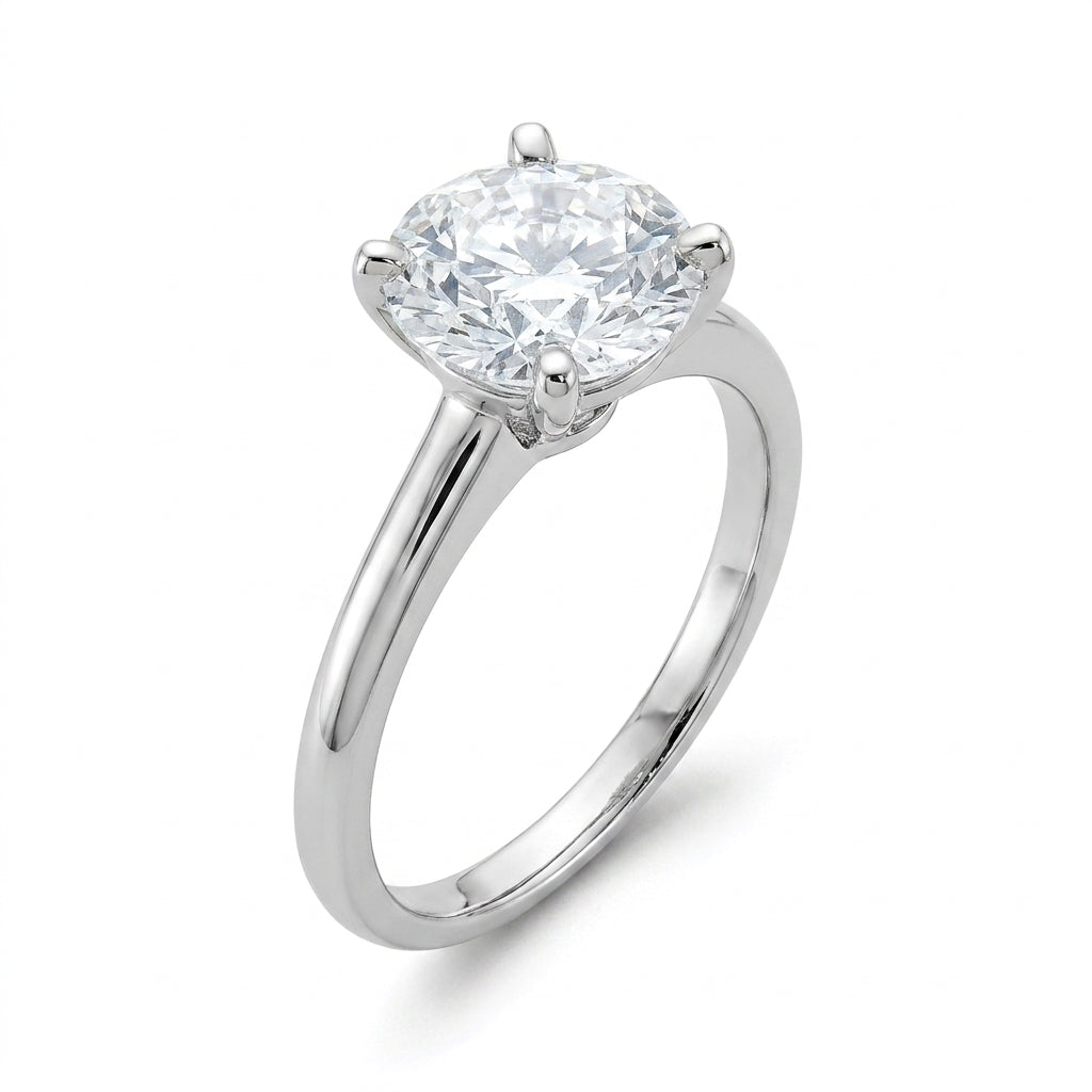 SOL-300R-0WLD Round solitaire engagement ring hero-beauty