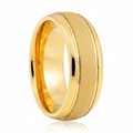 FRANCO — Hero product shot — men's tungsten wedding ring.