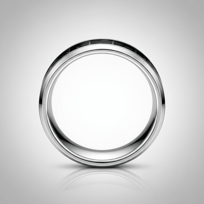 GALACTUS — lifestyle on hand — men's tungsten carbide wedding ring | Aydins Jewelry