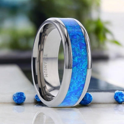 GALAXY Titanium men's wedding band, image 1